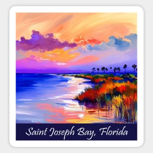 Saint Joseph Bay Florida Sticker